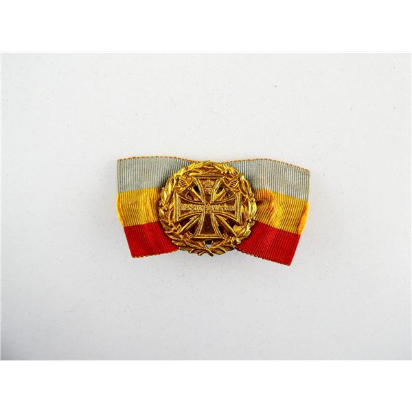 PRE-WWI / WWI MECKLENBURG VETERANS ASSOCIATION MEMBERSHIP BADGE