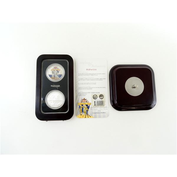 AUSTRALIAN / NEW ZEALAND LIMITED EDITION 2006 COMMEMORATIVE SANDS OF GALLIPOLI MEDALLION SET