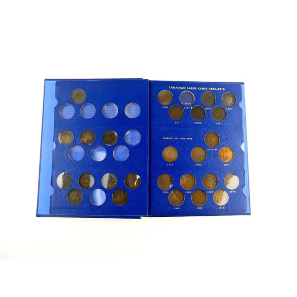 COLLECTIBLE CANADIAN LARGE CENTS LOT