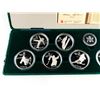 Image 2 : COLLECTIBLE CANADIAN 1988 CALGARY WINTER OLYMPICS SILVER COIN SET LOT