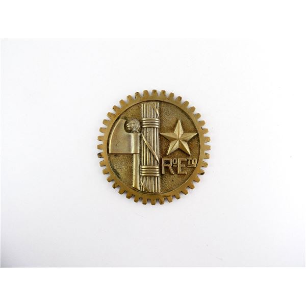 WWII ITALIAN VEHICLE ID PLAQUE