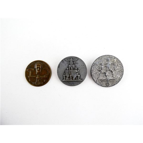 WWII GERMAN LABOR TINNIES LOT