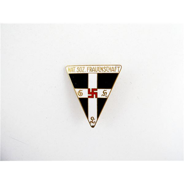 WWII GERMAN NATIONAL SOCIALIST WOMEN'S LEAGUE MEMBERSHIP BADGE
