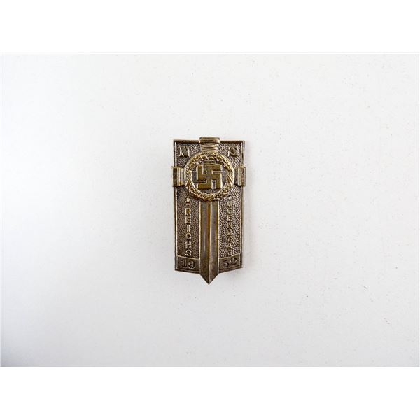 WWII GERMAN HITLER YOUTH GAU 1932 POTSDAM BADGE