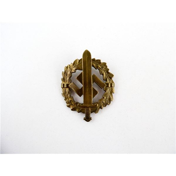 WWII GERMAN SA SPORTS BADGE IN BRONZE