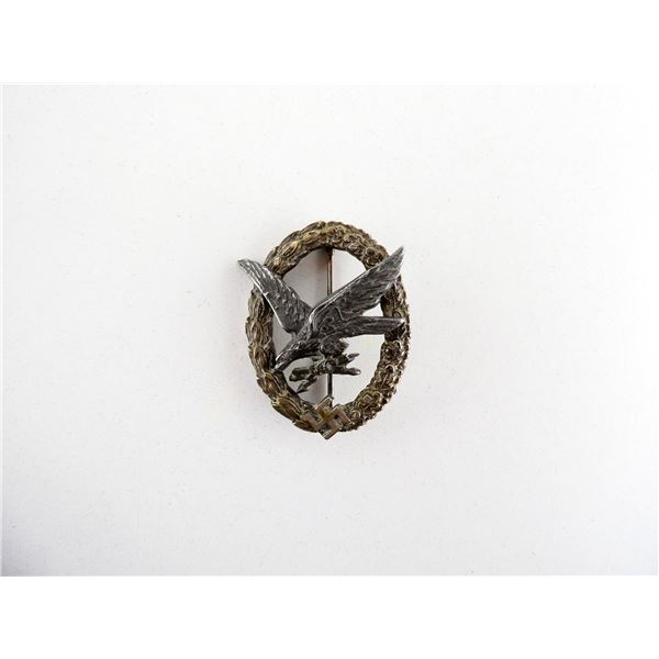 WWII GERMAN RADIO OPERATORS AND AIR GUNNERS BADGE