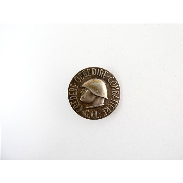 WWII ITALIAN FASCIST YOUTH GIL BADGE
