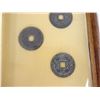 Image 4 : FRAMED 1603-1880 JAPANESE / CHINESE COINS AND PAPER MONEY LOT
