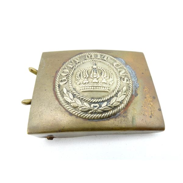 WWI IMPERIAL GERMAN MILITARY BELT BUCKLE