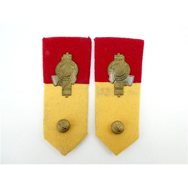 WWII ITALIAN FASCIST YOUTH OFFICIALS SHOULDER BOARDS