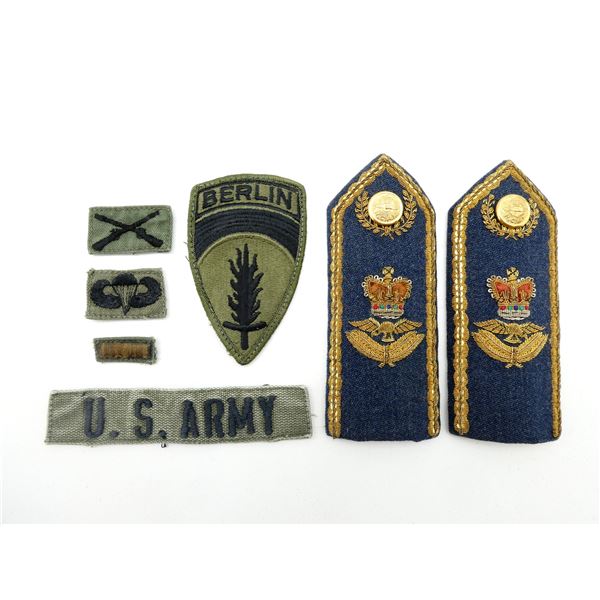 ASSORTED 1950'S / COLD WAR ERA CANADIAN / U.S. MILITARY BADGE LOT