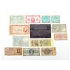 Image 1 : GERMAN WEHRPASS HOLDER WITH ASSORTED WORLD BANK NOTES LOT