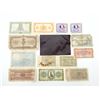 Image 2 : GERMAN WEHRPASS HOLDER WITH ASSORTED WORLD BANK NOTES LOT