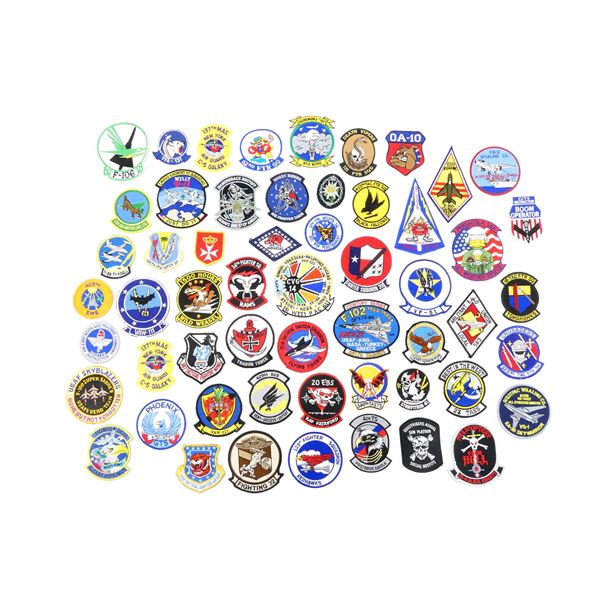ASSORTED U.S. AIRFORCE CREW / SQUADRON, ETC. BADGE LOT