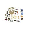 Image 1 : ASSORTED MILITARY BADGES, BUTTONS, ETC. LOT