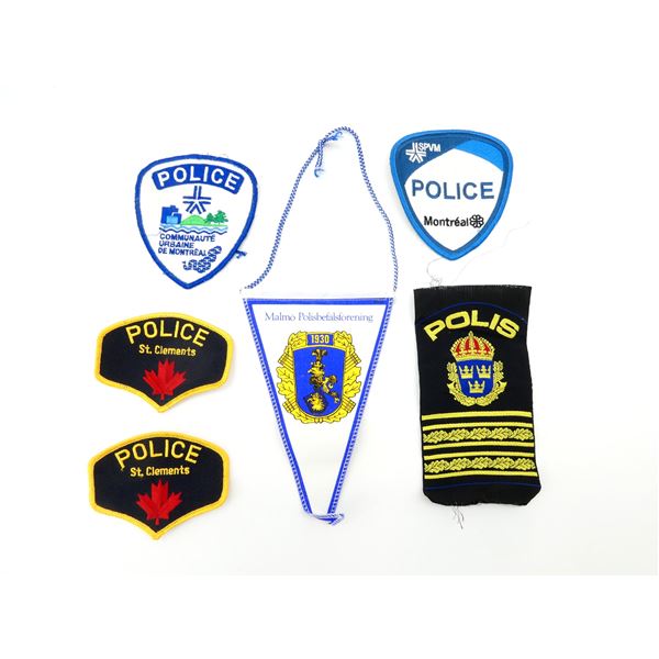 ASSORTED POLICE BADGE LOT
