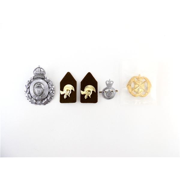 ASSORTED BRITISH / NETHERLANDS MILITARY / POLICE BADGE LOT