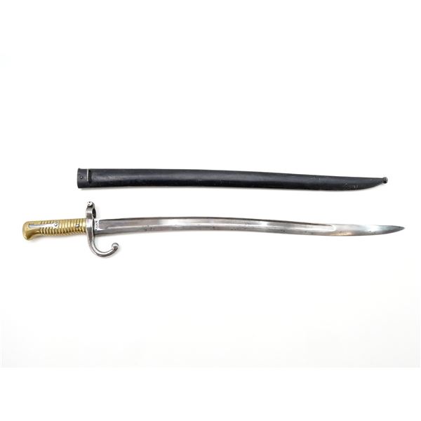 FRENCH 1866 PATTERN YATAGHAN SWORD-BAYONET