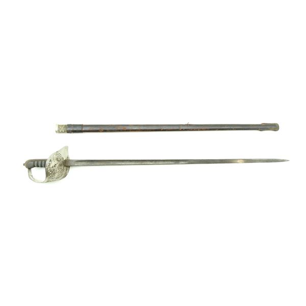 WWI ERA BRITISH / INDIA 1897 PATTERN INFANTRY OFFICER'S SWORD