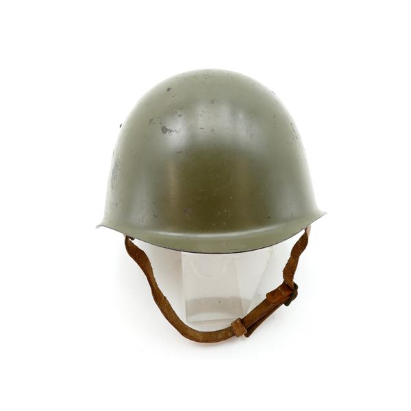WWII ERA RUSSIAN MILITARY SSH-39 HELMET REFURBISHED