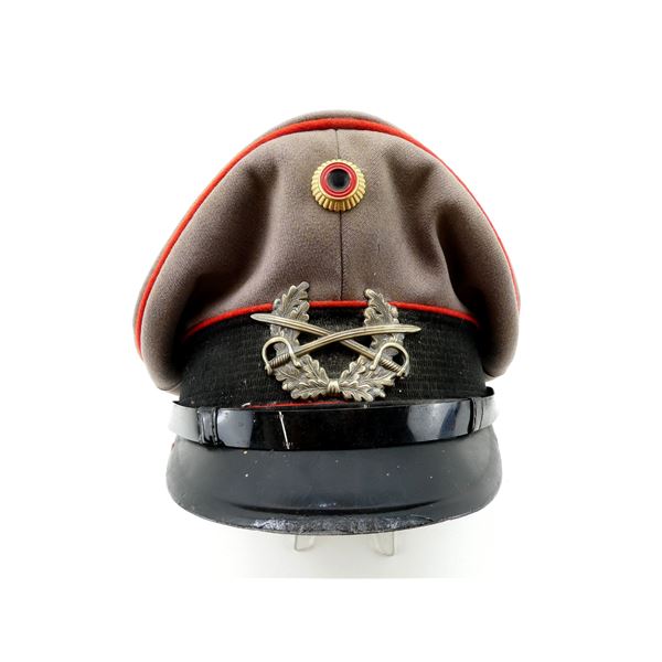 GERMAN MILITARY ENLISTED MAN'S ARTILLERY PEAKED CAP