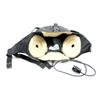 Image 10 : RUSSIAN / COMBLOC MILITARY ZSH-3 JET FLIGHT HELMET WITH SHL-78 INTERIOR HELMET