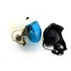 Image 3 : RUSSIAN / COMBLOC MILITARY ZSH-3 JET FLIGHT HELMET WITH SHL-78 INTERIOR HELMET