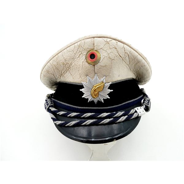 WEST GERMAN RAIL ROAD SENIOR POLICE OFFICER PEAKED CAP