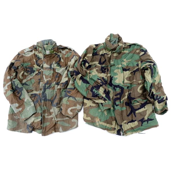 U.S. MILITARY COLD WEATHER WOODLAND CAMO COAT LOT
