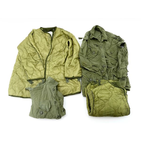 CANADIAN / U.S. MILITARY COMBAT COAT / PARKA LINER LOT
