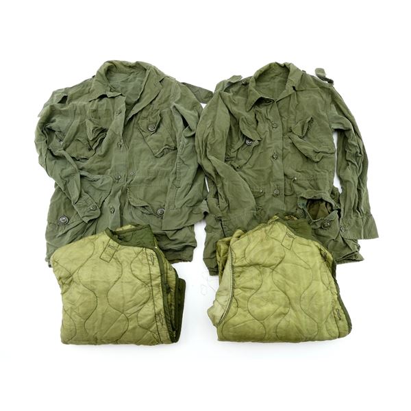 CANADIAN / U.S. MILITARY COMBAT COAT / PARKA LINER LOT