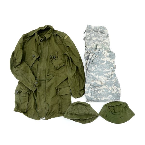 CANADIAN / U.S. MILITARY COMBAT COAT / PANTS, ETC. LOT