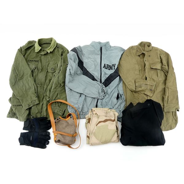 ASSORTED MILITARY CLOTHING, ETC. LOT
