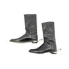 Image 2 : UNKNOWN MILITARY STYLE LEATHER BOOTS