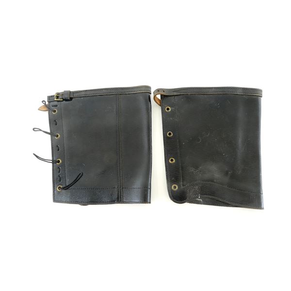 ROYAL CANADIAN NAVY LEATHER GAITERS