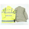 Image 2 : ANORAK HIGH VISIBILITY WATERPROOF POLICE JACKET, ETC. LOT