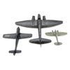 Image 3 : WWII U.S. / GERMAN MILITARY PLANE RECOGNITION MODELS LOT