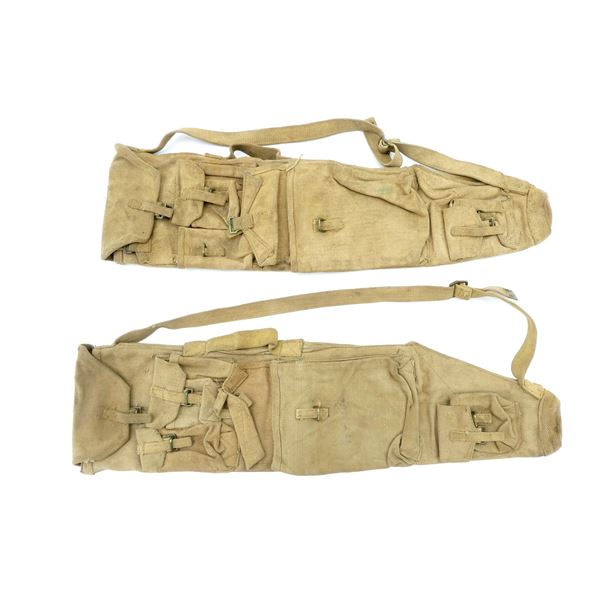 WWII BRITISH BREN LMG BARREL BAGS LOT