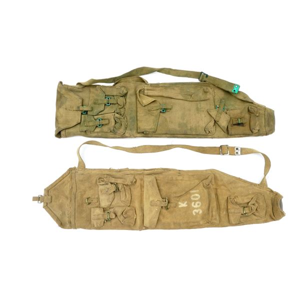 WWII BRITISH BREN LMG BARREL BAGS LOT