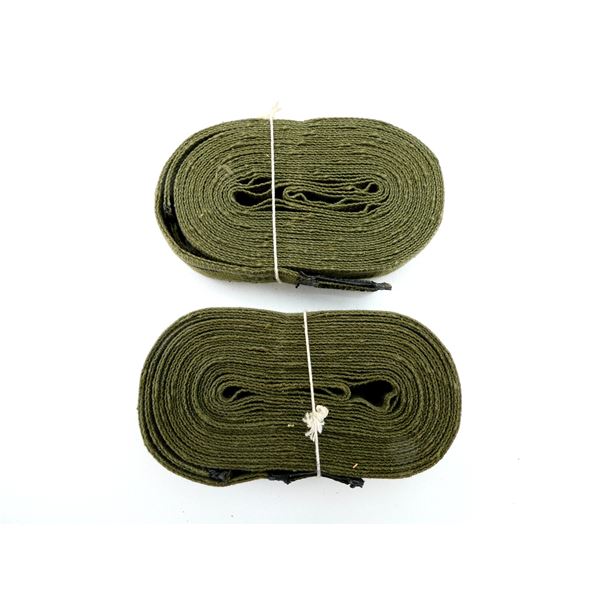 WWII U.S. MILITARY BROWNING .50 CAL. 110-RND CLOTH BELT LOT