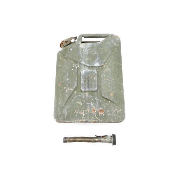 1951 BRITISH MILITARY GAS CAN AND HOSE LOT
