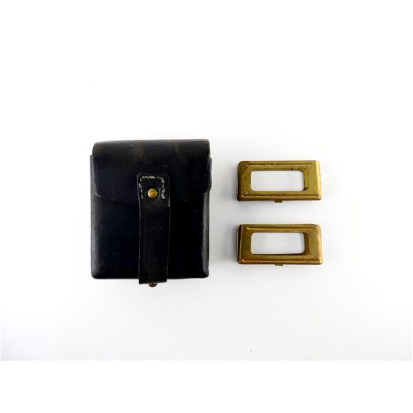 ITALIAN CARCANO STRIPPER CLIPS WITH AMMO POUCH LOT