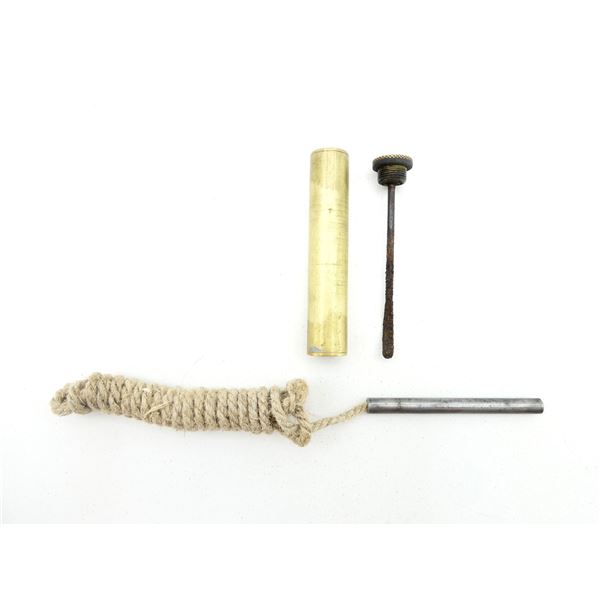 WWII CANADIAN LEE ENFIELD BRASS OILER AND PULL-THRU LOT