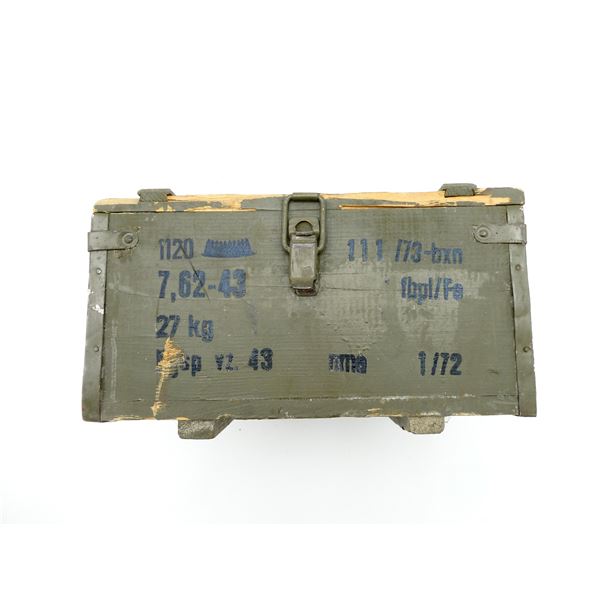 CZECH MILITARY WOODEN AMMO CRATE