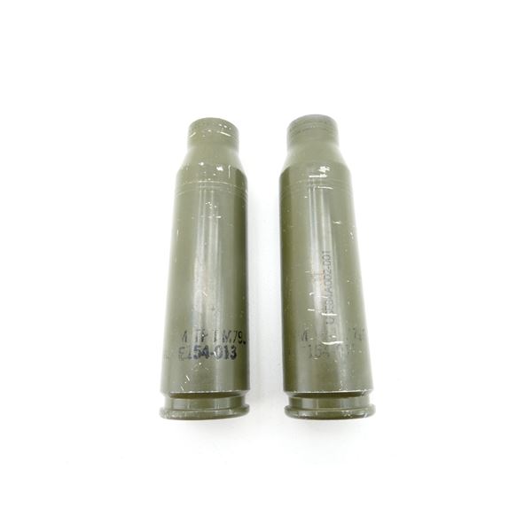CANADIAN MILITARY 25MM BUSHMASTER SHELL CASING LOT