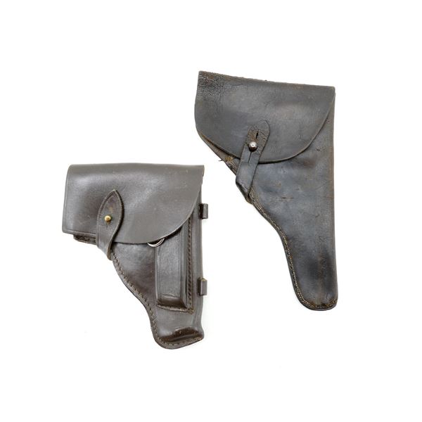 ASSORTED RUSSIAN MILITARY LEATHER HOLSTER LOT