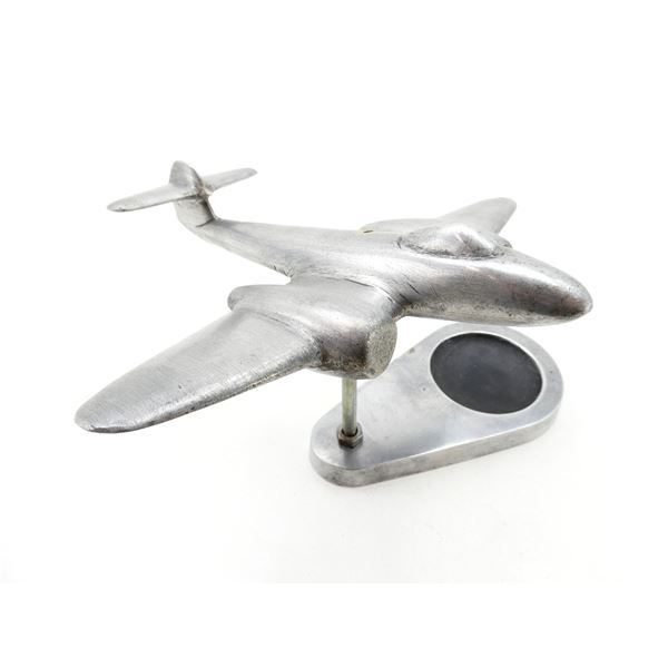 BRITISH GLOSTER METEOR TRENCH ART POSSIBLY ASHTRAY