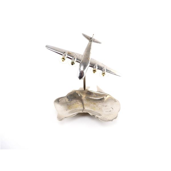 AUSTRALIAN SHORT SUNDERLAND MKII AIRCRAFT TRENCH ART WITH TRAY