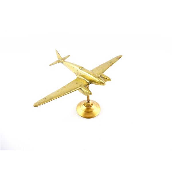 BRITISH DE HAVILLAND DH.88 COMET AIRCRAFT TRENCH ART