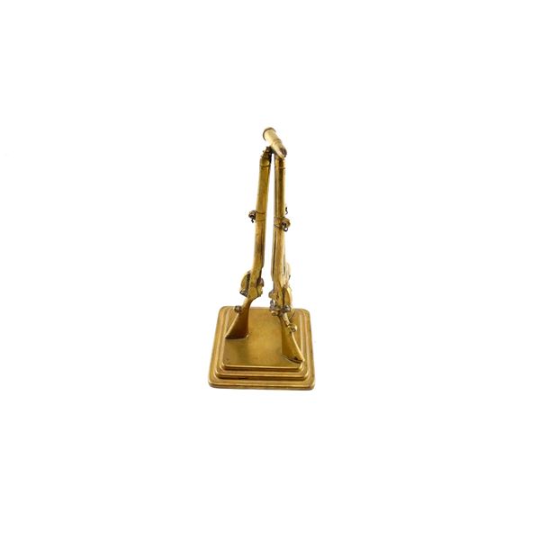 WWI STYLE BRITISH LEE ENFIELD RIFLE TRENCH ART NAPKIN HOLDER